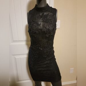 Black Lace Dress